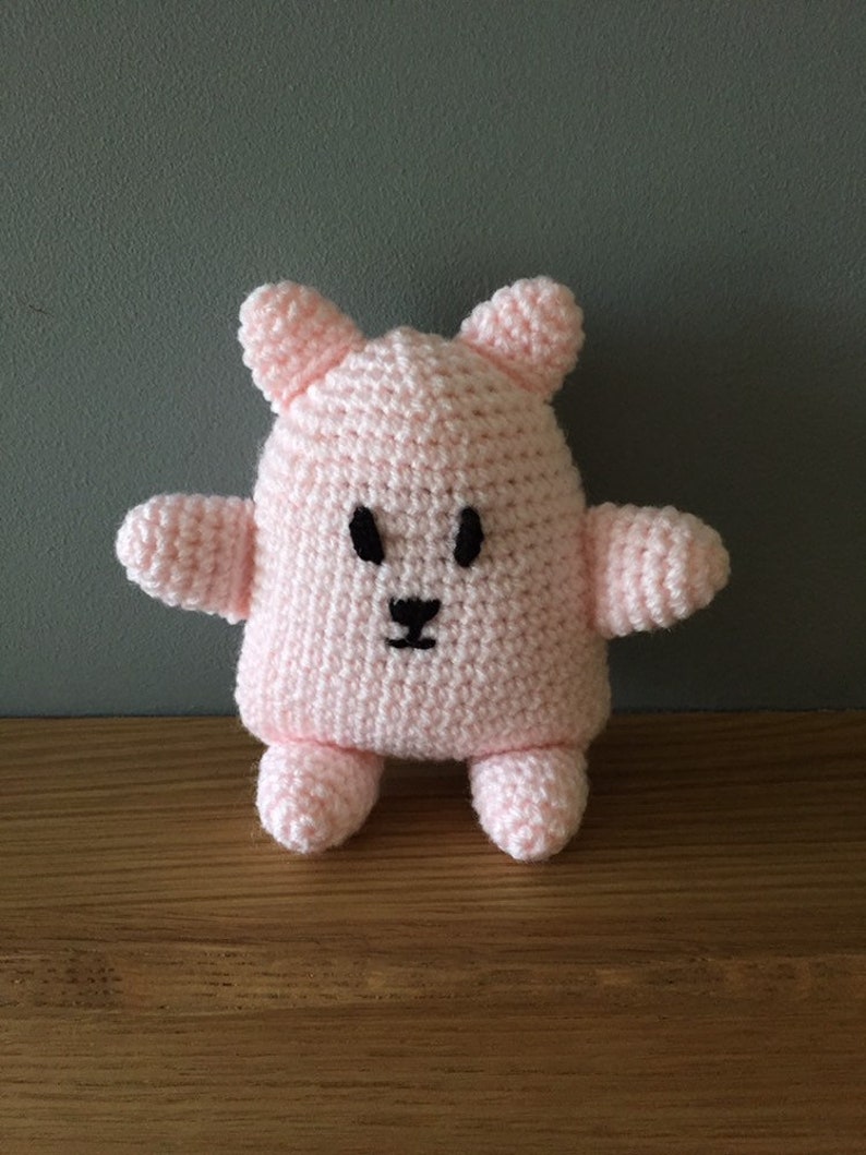 Handmade bear, crochet bear, pram toy image 5