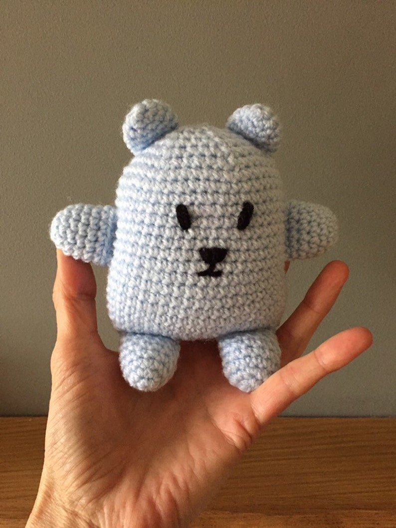 Handmade bear, crochet bear, pram toy image 8