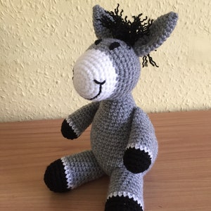 Handmade donkey, crochet donkey toy image 7