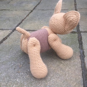 Handmade crochet dog image 7