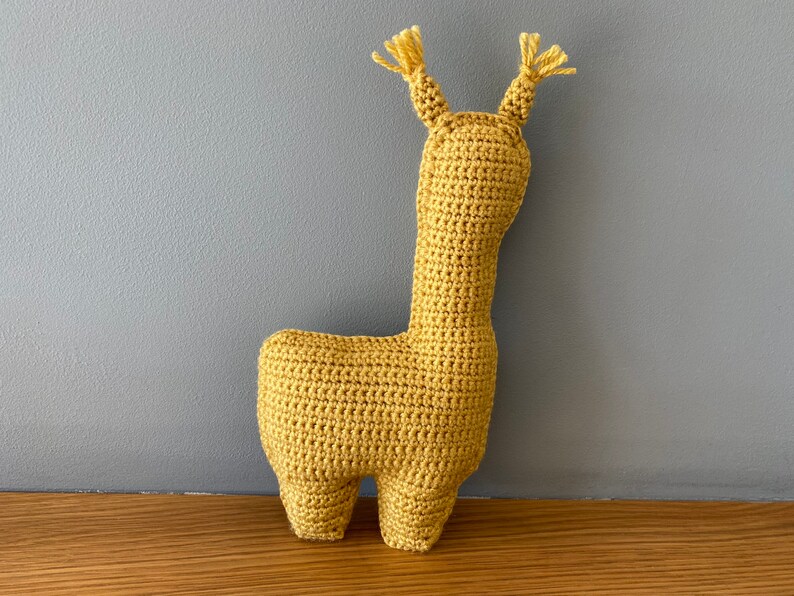 Llama toy, crochet amigurumi llama image 6