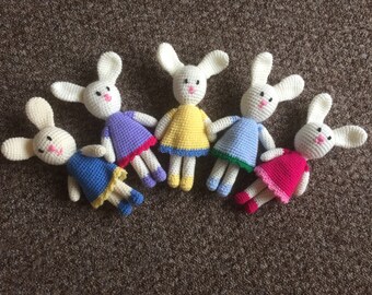 Gehäkelter Hase: Gehäkeltes Gesicht, Acrylgarn