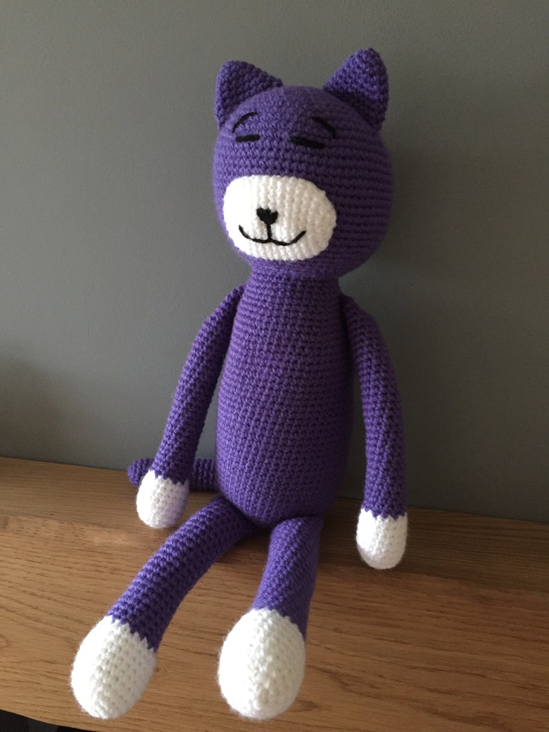 Crochet cat doll, amigurumi cat image 2