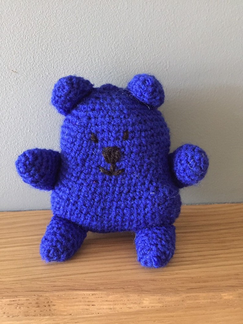 Handmade bear, crochet bear, pram toy image 7