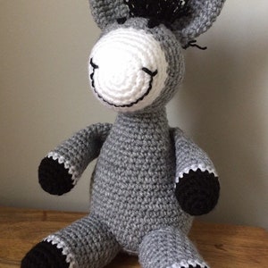 Handmade donkey, crochet donkey toy image 4