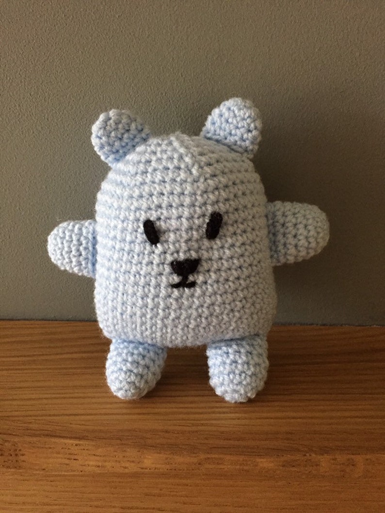 Handmade bear, crochet bear, pram toy image 4