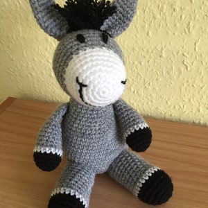 Handmade donkey, crochet donkey toy image 5