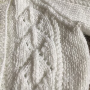 Baby cardigan, made to order, hand knit baby sweater image 6