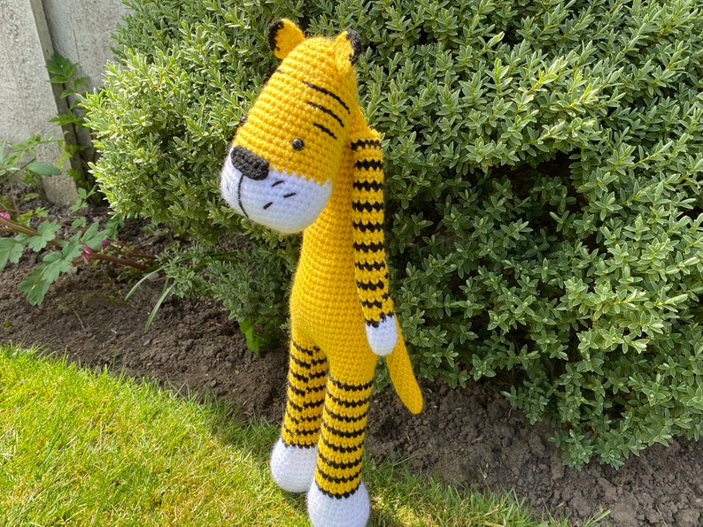 Tiger toy, crochet tiger image 8