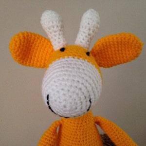 Giraffe toy, brightly coloured crochet giraffe image 6