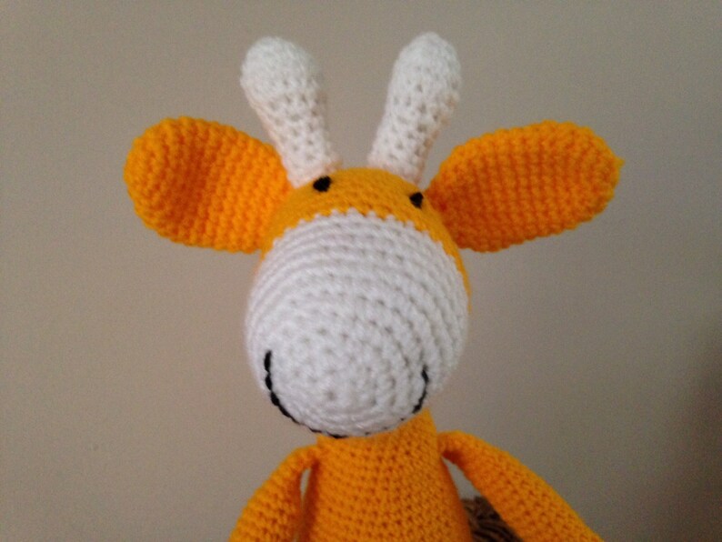 Giraffe toy, brightly coloured crochet giraffe image 6
