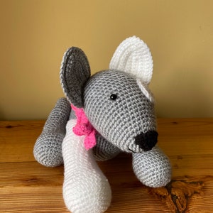 Handmade crochet dog image 10