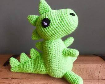 Dinosaur toy, crochet toy, handmade