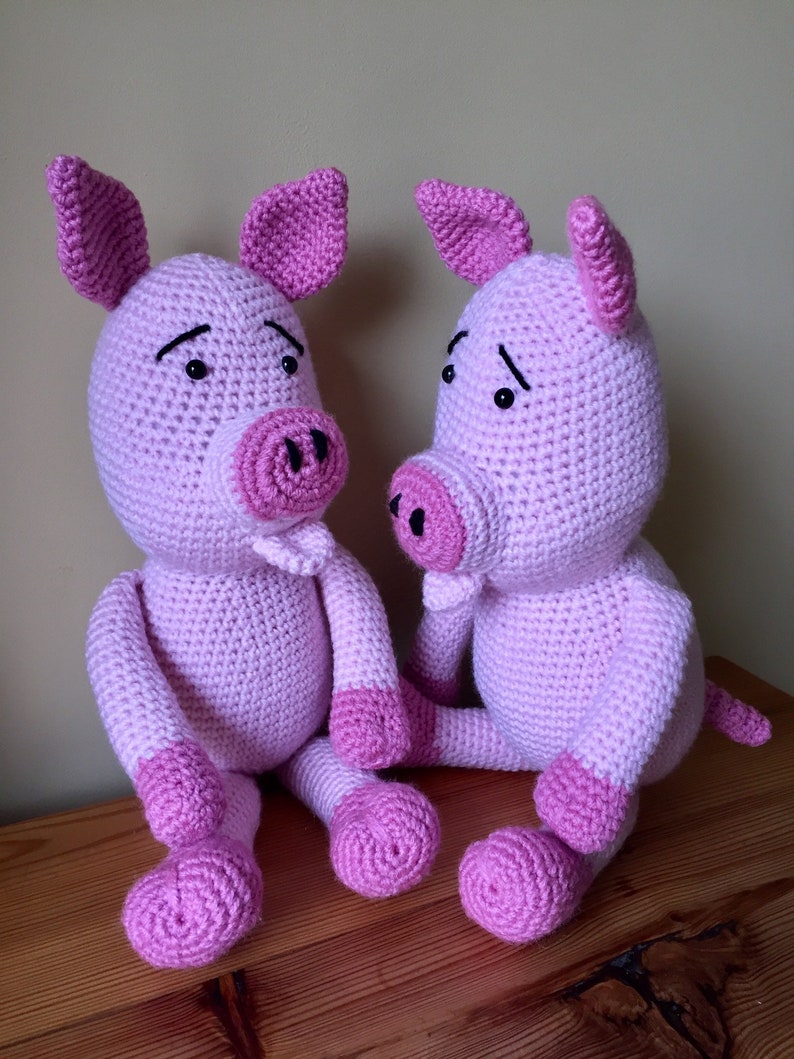 Handmade Crochet Pig Toy Etsy