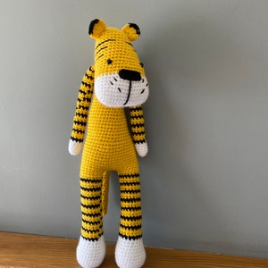 Tiger toy, crochet tiger