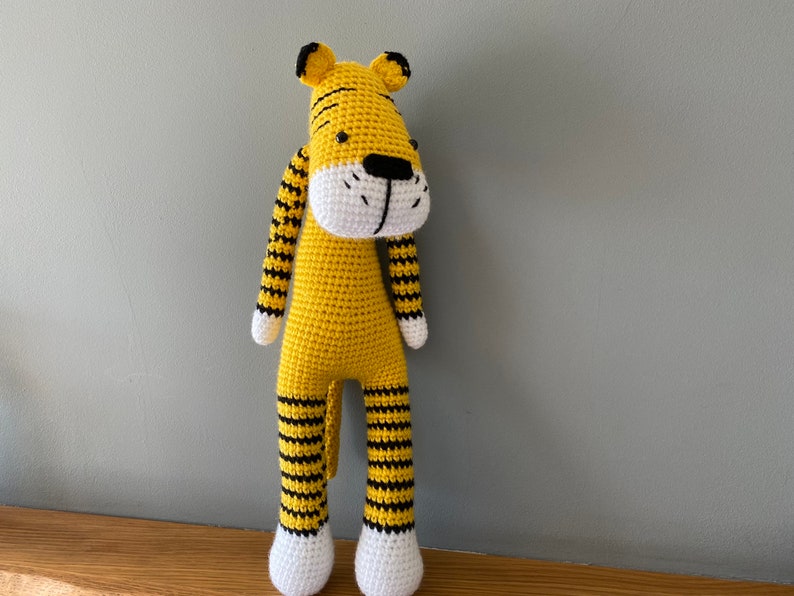 Tiger toy, crochet tiger image 1