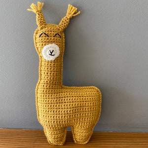 Llama toy, crochet amigurumi llama image 3