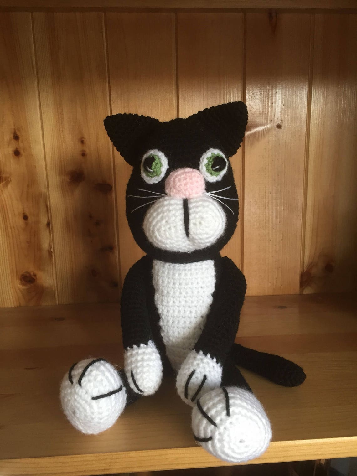 Handmade Crochet Cat Etsy UK