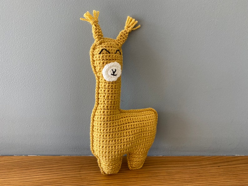 Llama toy, crochet amigurumi llama image 2
