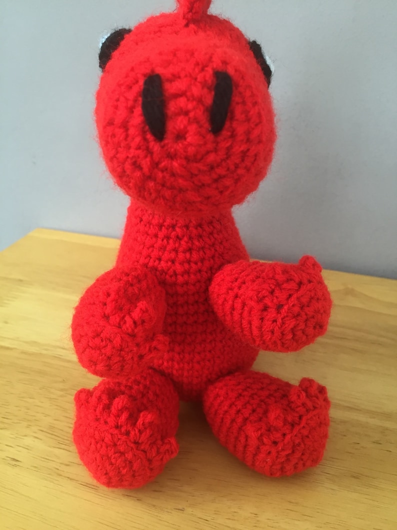 Welsh dragon. Handmade dragon toy crochet toy toddler toy | Etsy