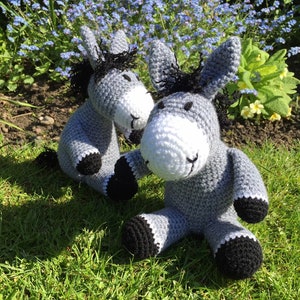 Handmade donkey, crochet donkey toy image 9