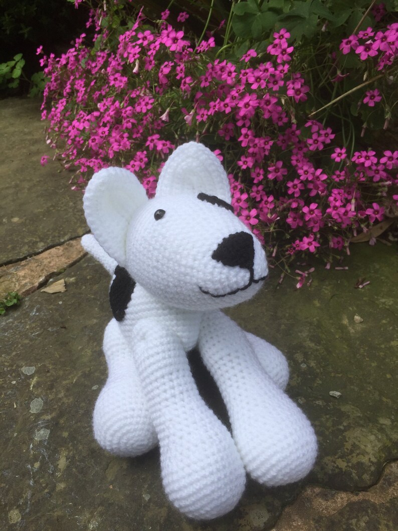 Handmade crochet dog image 6