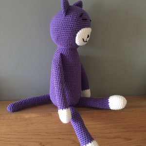 Crochet cat doll, amigurumi cat image 3