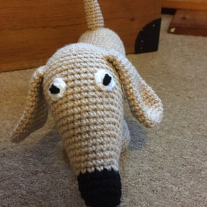 Dachshund Sausage Dog, crochet toy image 4