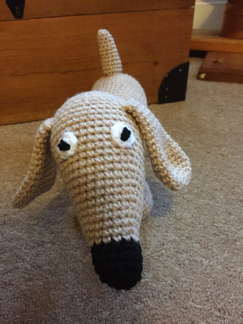 Dachshund Sausage Dog, crochet toy image 4