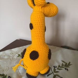 Handmade spotty crochet giraffe image 9