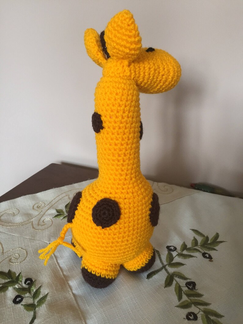 Handmade spotty crochet giraffe image 9