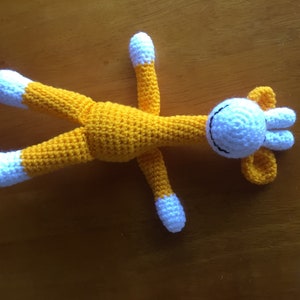 Crochet giraffe, little giraffe toy image 5
