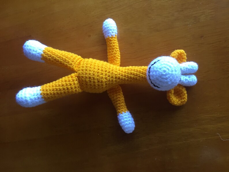 Crochet giraffe, little giraffe toy image 5