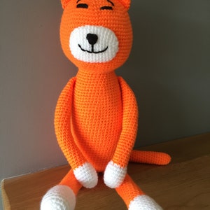 Crochet cat doll, amigurumi cat image 4