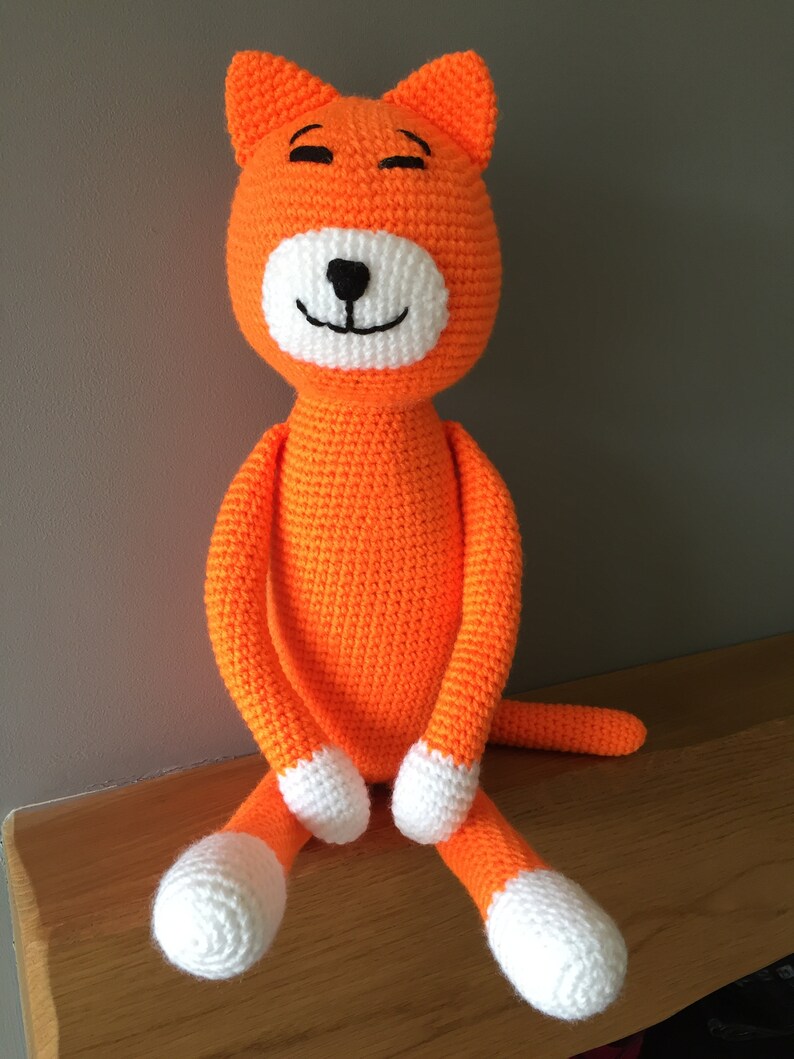 Crochet cat doll, amigurumi cat image 4