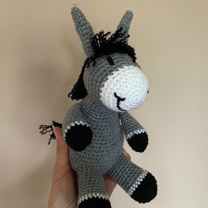 Handmade donkey, crochet donkey toy image 2