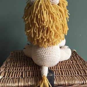 Handmade crochet lion toy image 8