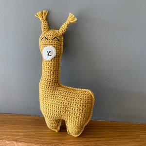 Llama toy, crochet amigurumi llama image 4