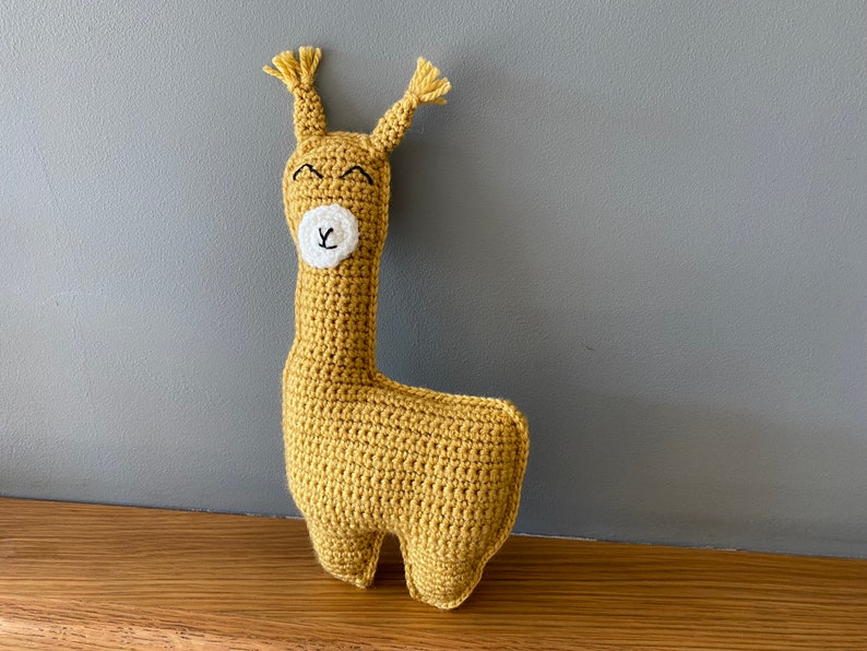 Llama toy, crochet amigurumi llama image 4