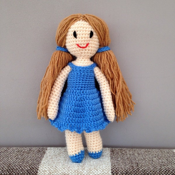 Handmade girl rag doll