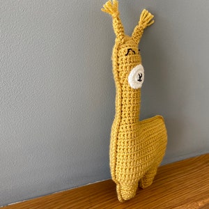 Llama toy, crochet amigurumi llama image 5