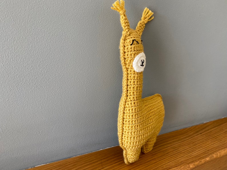 Llama toy, crochet amigurumi llama image 5