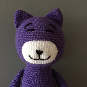 Crochet cat doll, amigurumi cat image 5