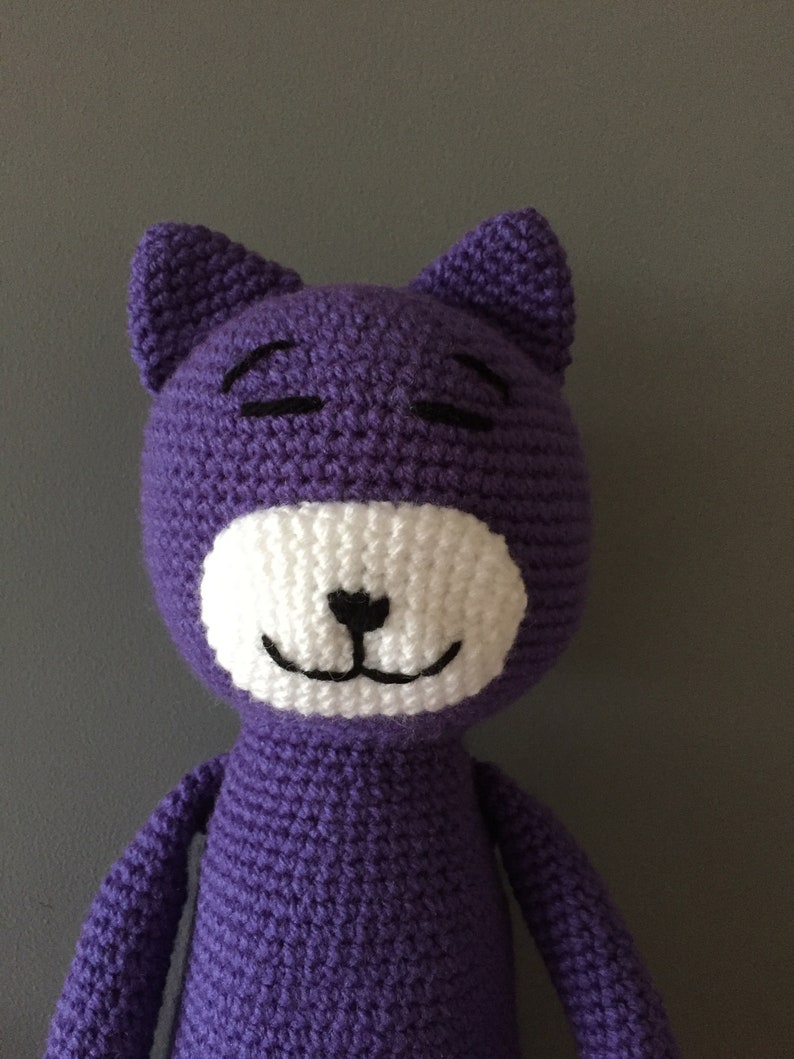 Crochet cat doll, amigurumi cat image 5