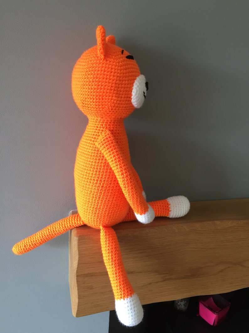 Crochet cat doll, amigurumi cat image 6