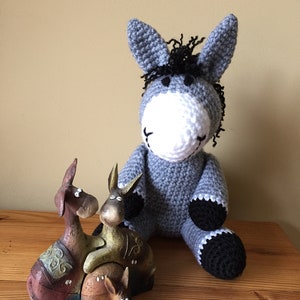 Handmade donkey, crochet donkey toy image 8