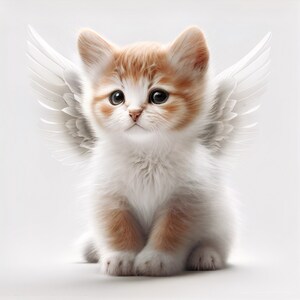 Kitten Wall Art Girls Bedroom Baby Nursery Decor Digital Download