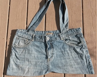 Recycled Blue Jean Purse