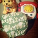0-3 Months Reversible Sun Hat Newborn/Infant Handmade One of a kind - Vintage Design