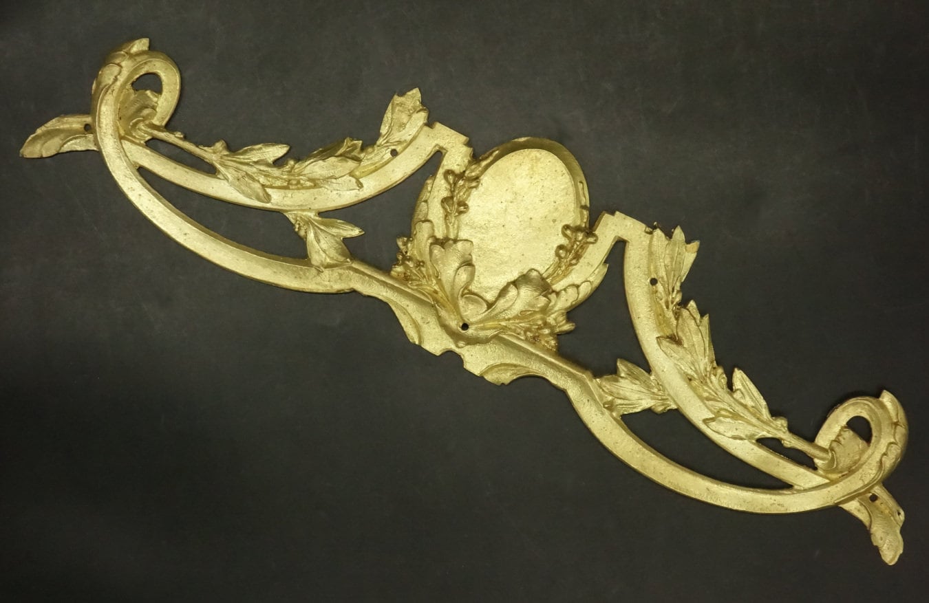 Fronton Art Déco Signé Van de Voorde - Années 1920-30 Bronze